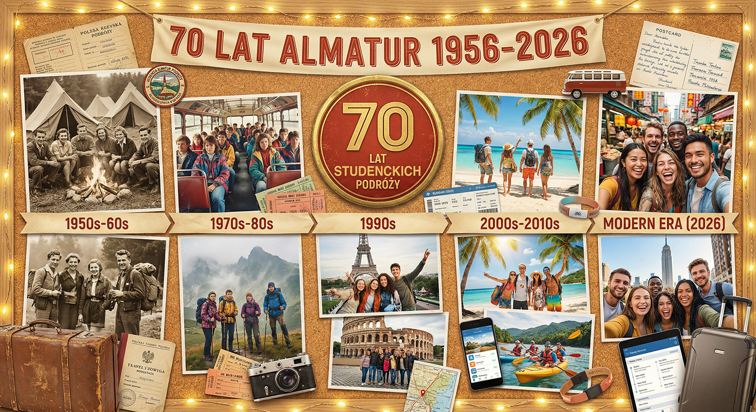 70 lat Almatur - historia turystyki