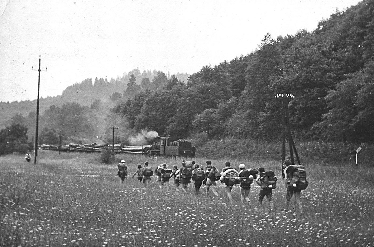 Almatur Bieszczady obóz wędrowny 1972