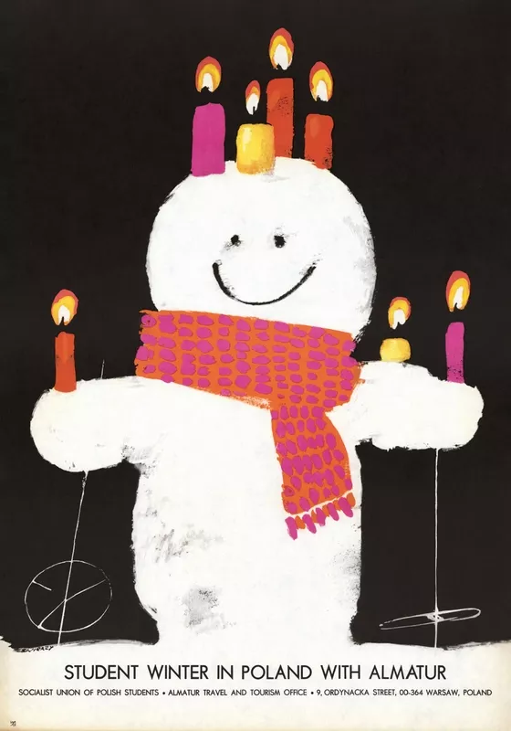 Plakat Almatur - Waldemar Świerzy